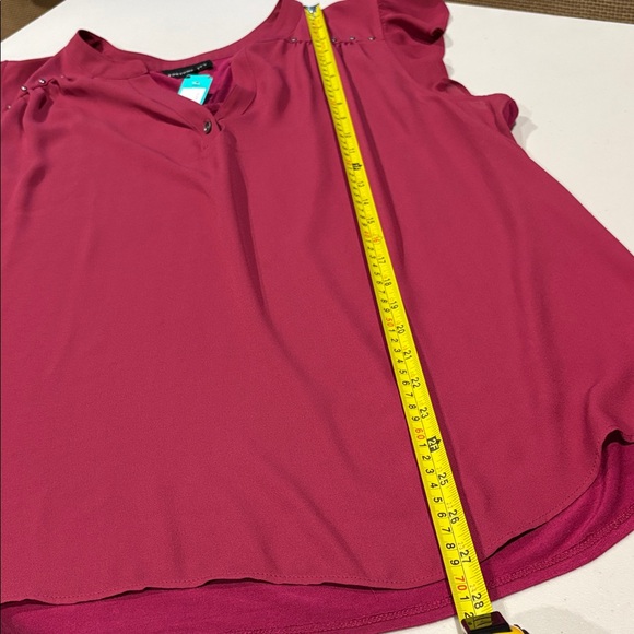 FORTUNE + IVY - Ollie Flutter Sleeve Blouse. Size XXL. Fuschsia / Pink. NWT - Picture 16 of 16